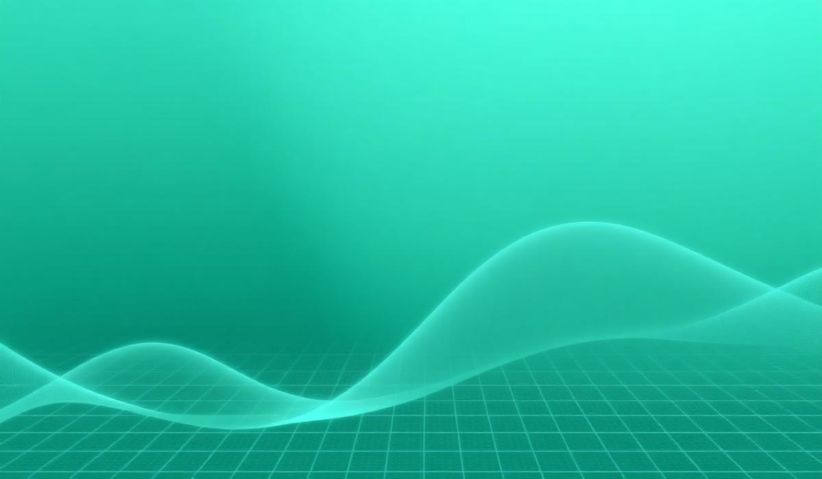 Abstract calm gradient representing recovery monitoring